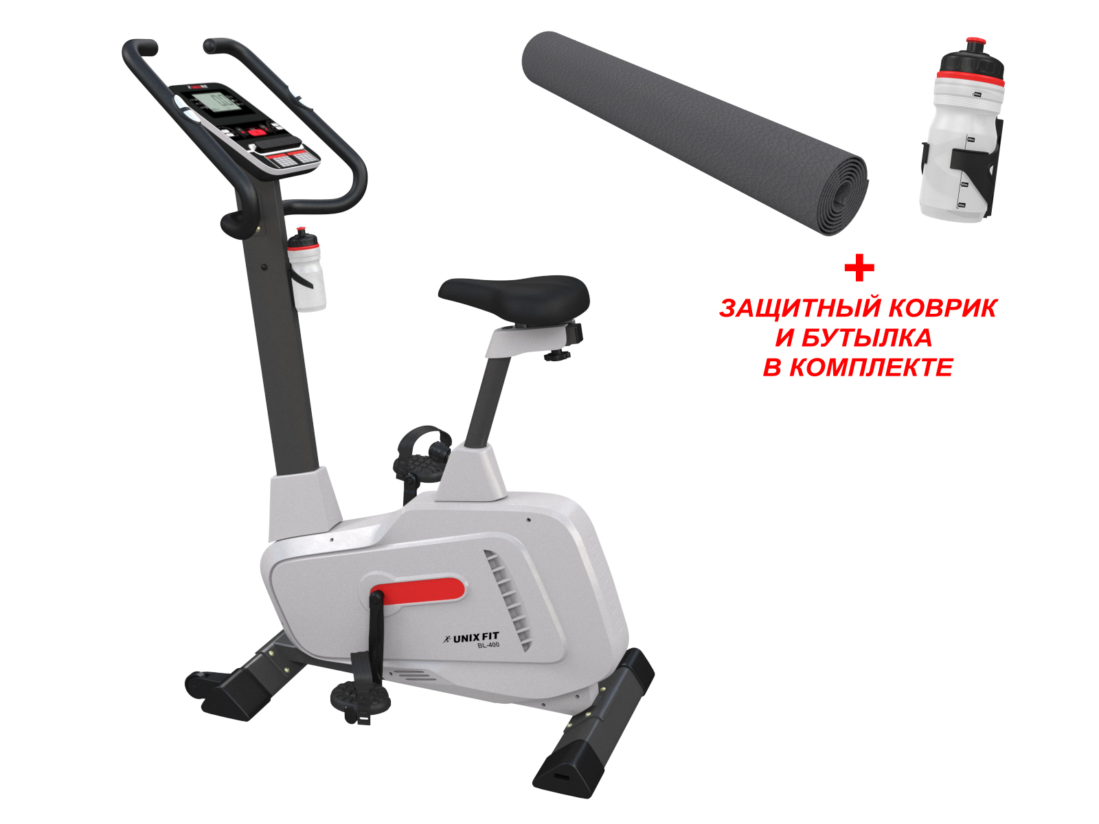 Магнитный велотренажер UNIXFIT BL-400 White