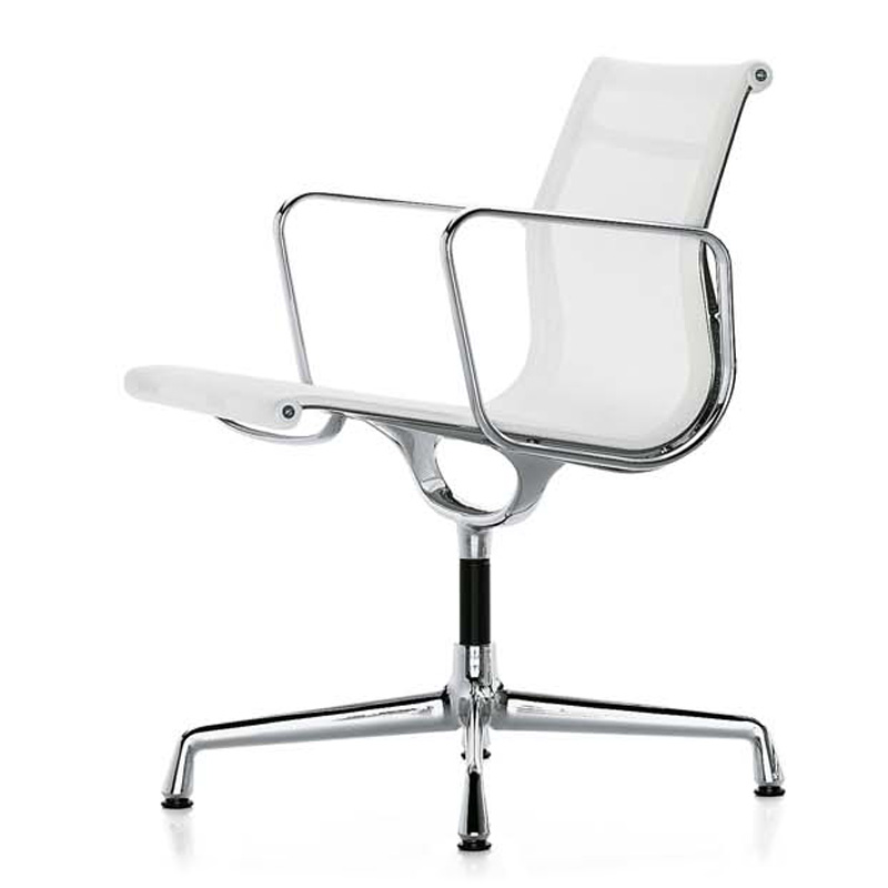 Эргономичное кресло Eames Netweave Conference Chair EA 108, белая сетка