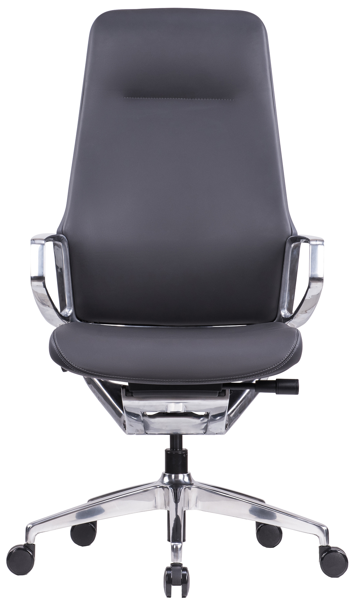 Эргономичное кресло руководителя Arico HB, чёрная кожа