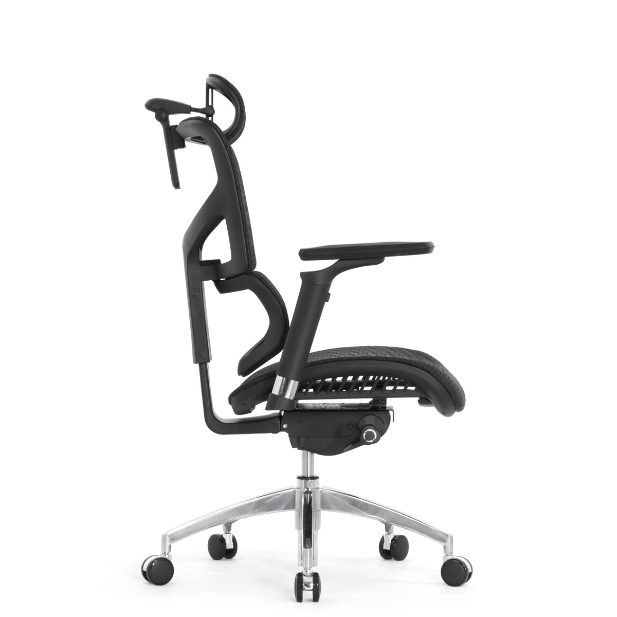 Эргономичное кресло Falto Sail Art 2 (подлокотники 6D (360), сетка, чёрный)