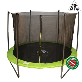 Батут DFC JUMP 14 ft складной, сетка, чехол, apple green, 427 см