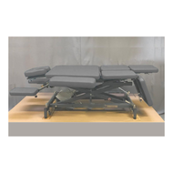 Стационарный массажный стол Fysiotech Expert YX1 60 см, серый/рама серая/педаль рама