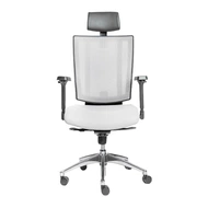Эргономичное кресло Falto PROMAX PMX11KALM-AL/GY-GY (каркас черный, спинка сетка серая, сиденье ткань серая)
