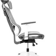 Эргономичное кресло Falto Hoshi Mesh (каркас белый, сетка KW-03 серый)