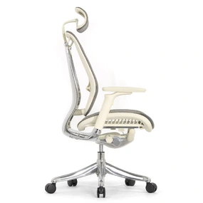 Эргономичное кресло Falto Spring 2 (поясничный валик, подлокотники 6D (360), сетка, светлый)