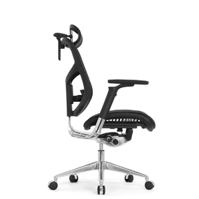 Компьютерное кресло Falto Star Ergo 2 (2D поясничный упор, подлокотники 6D (360), сетка, чёрный)