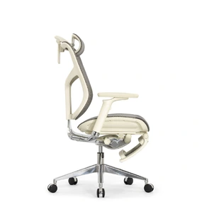 Эргономичное кресло Falto Star 2 с подножкой (подлокотники 6D (360), сетка, цвет светлый)