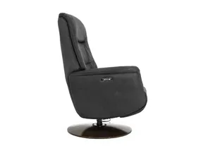 Кресло-реклайнер Falto Zero (2 мотора, zero, искусственный нубук, чёрный)