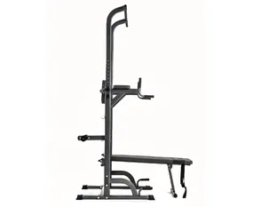 Турник/пресс/брусья DFC G-series с прямой скамьей с валиками